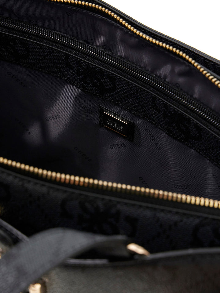 GuessJanie Logo Carryall Tote Bag In Coal For Women