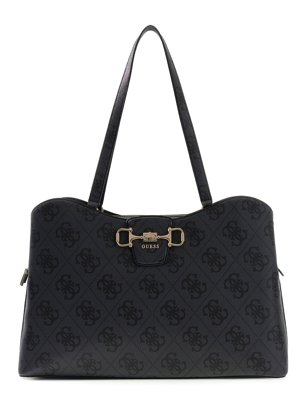 GuessJanie Logo Carryall Tote Bag In Coal For Women