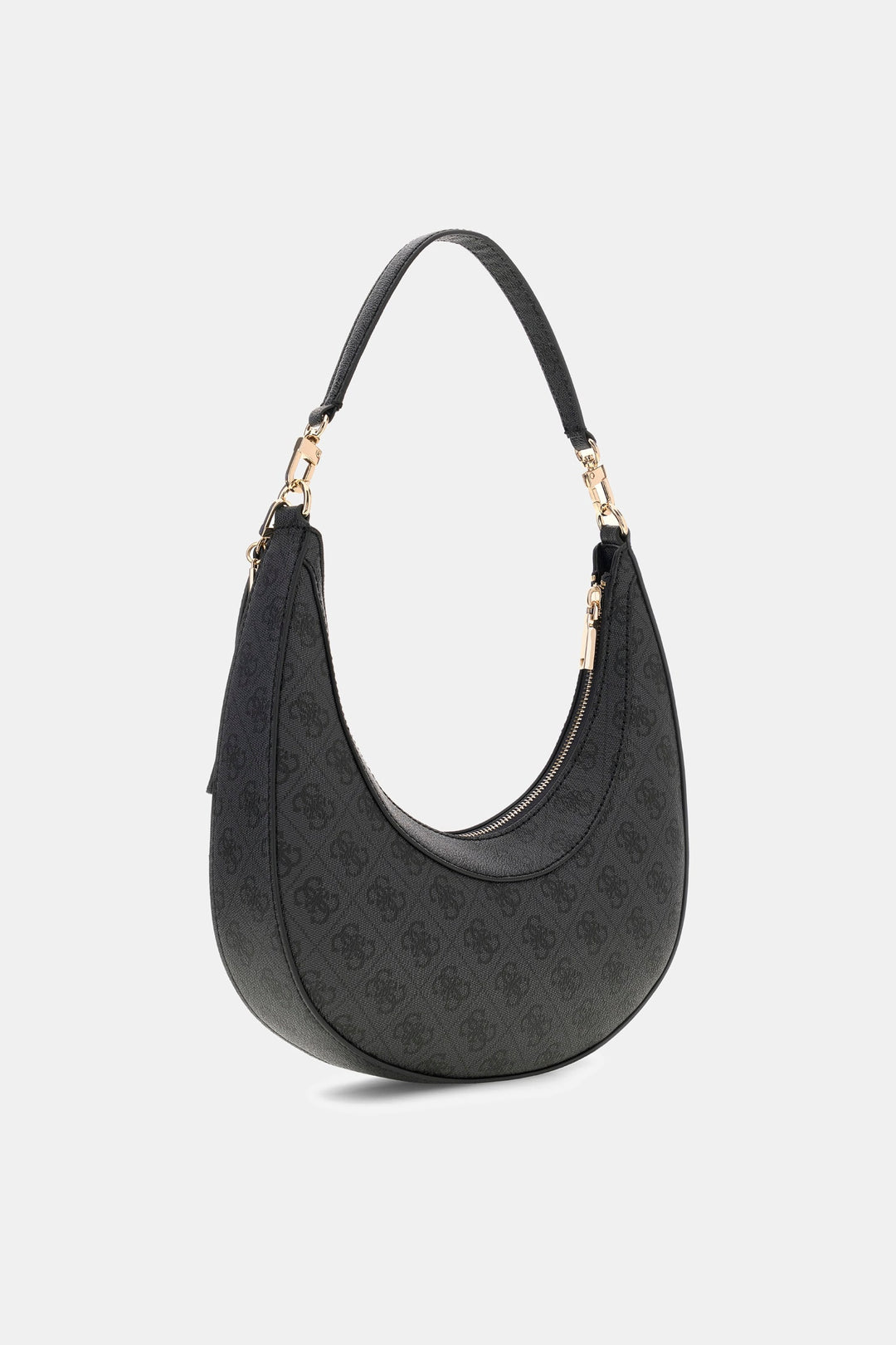 Guess Lindsey Hobo Bag In Coal For Women