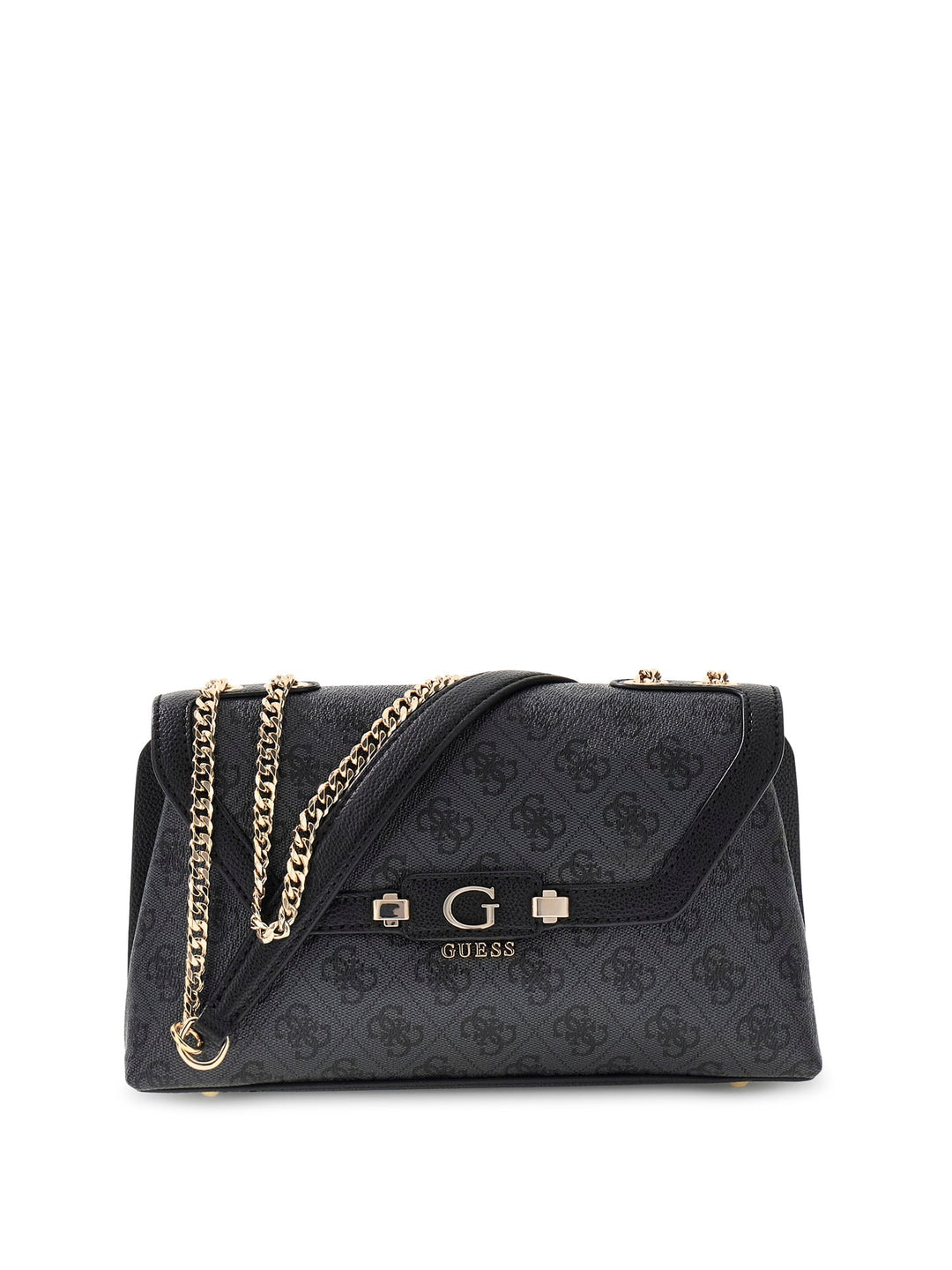 Guess Lindsey Crossbody Bag In Coal For Women