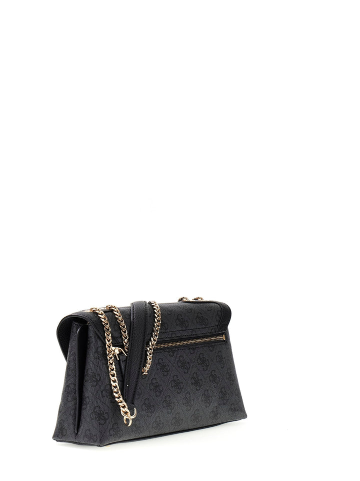 Guess Lindsey Crossbody Bag In Coal For Women