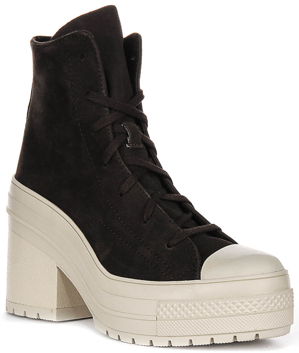 Converse Chuck 70 De Luxe Heel A11542C In Coffee Suede