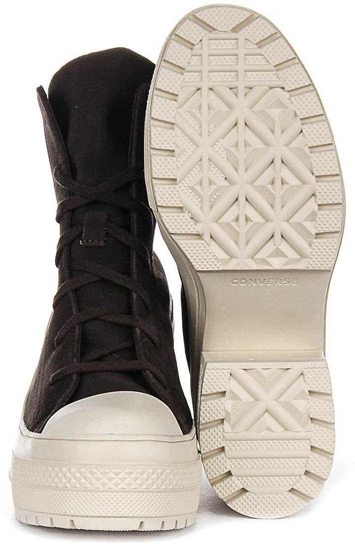 Converse Chuck 70 De Luxe Heel A11542C In Coffee Suede