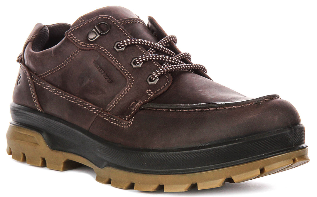 Ecco Rugged Track 25 In Coffee For Men