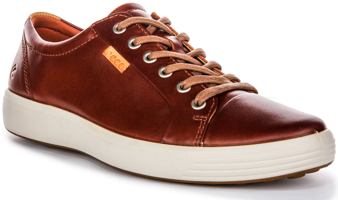 Ecco Soft 7 M In Cognac For Men