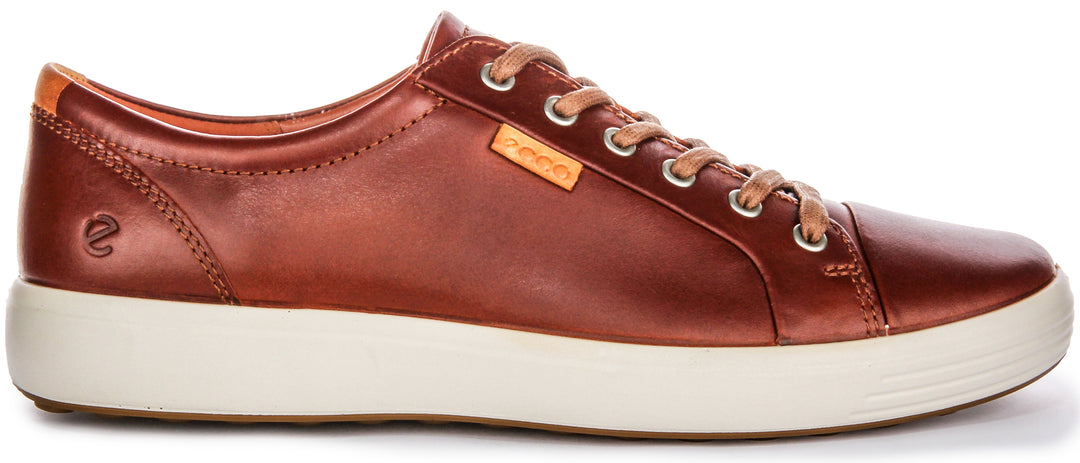 Ecco Soft 7 M In Cognac For Men