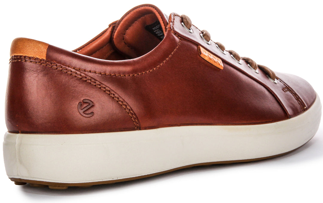 Ecco Soft 7 M In Cognac For Men