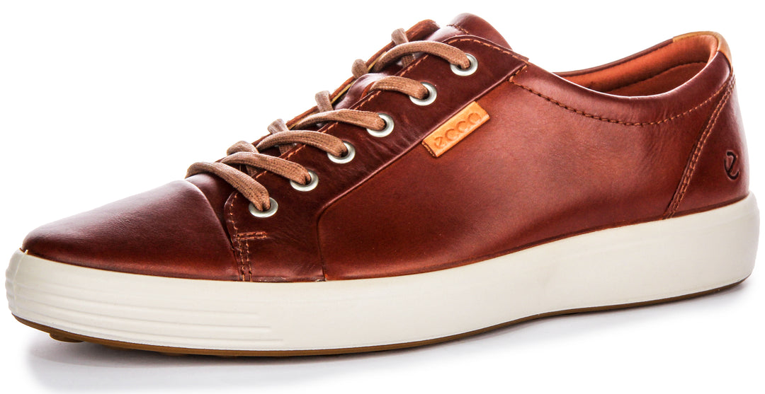 Ecco Soft 7 M In Cognac For Men