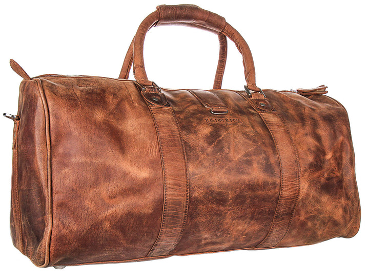 Justinreess England Voyager Lite In Cognac Bag