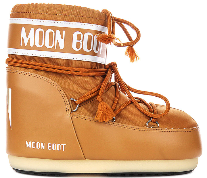 Moon Boot Icon Low Nylon In Cognac For Women