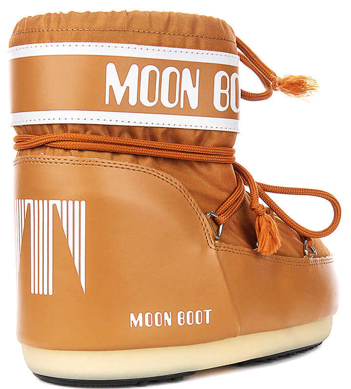 Moon Boot Icon Low Nylon In Cognac For Women