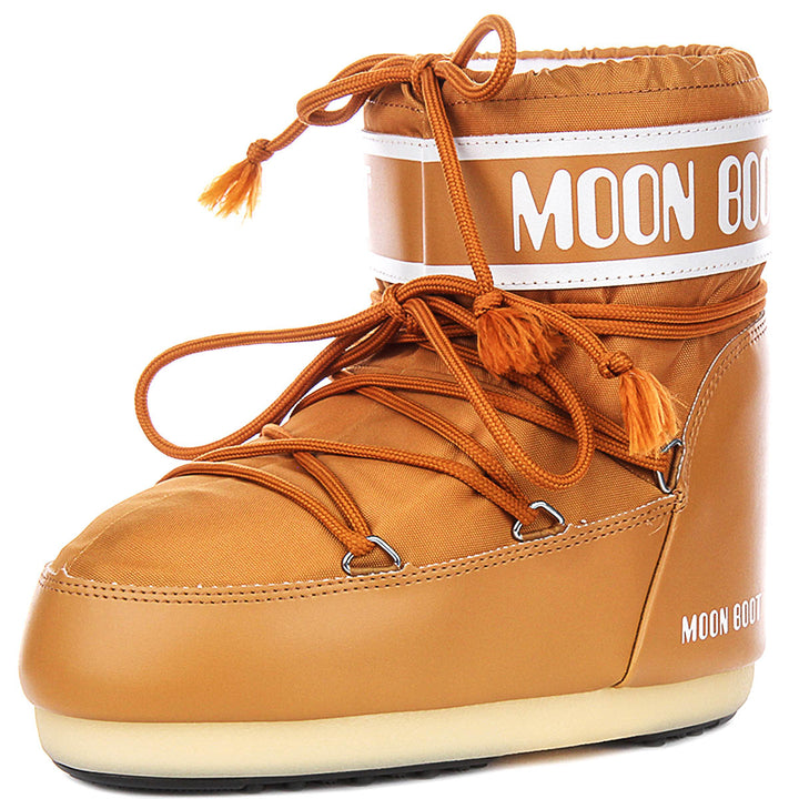 Moon Boot Icon Low Nylon In Cognac For Women