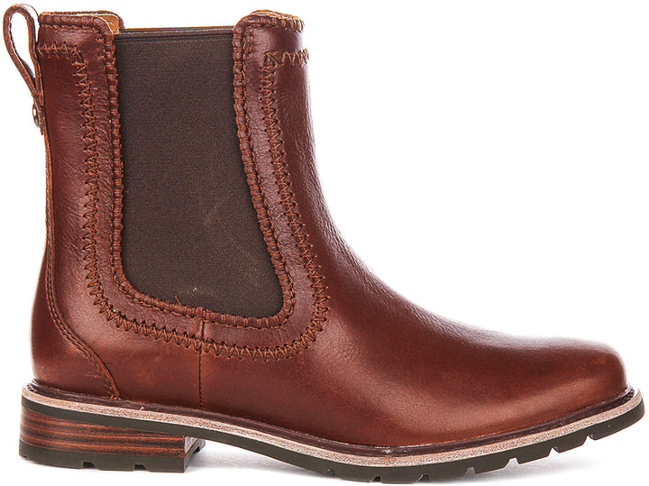 Ariat Wexford Whip Stitch Chelsea Boots In Cognac