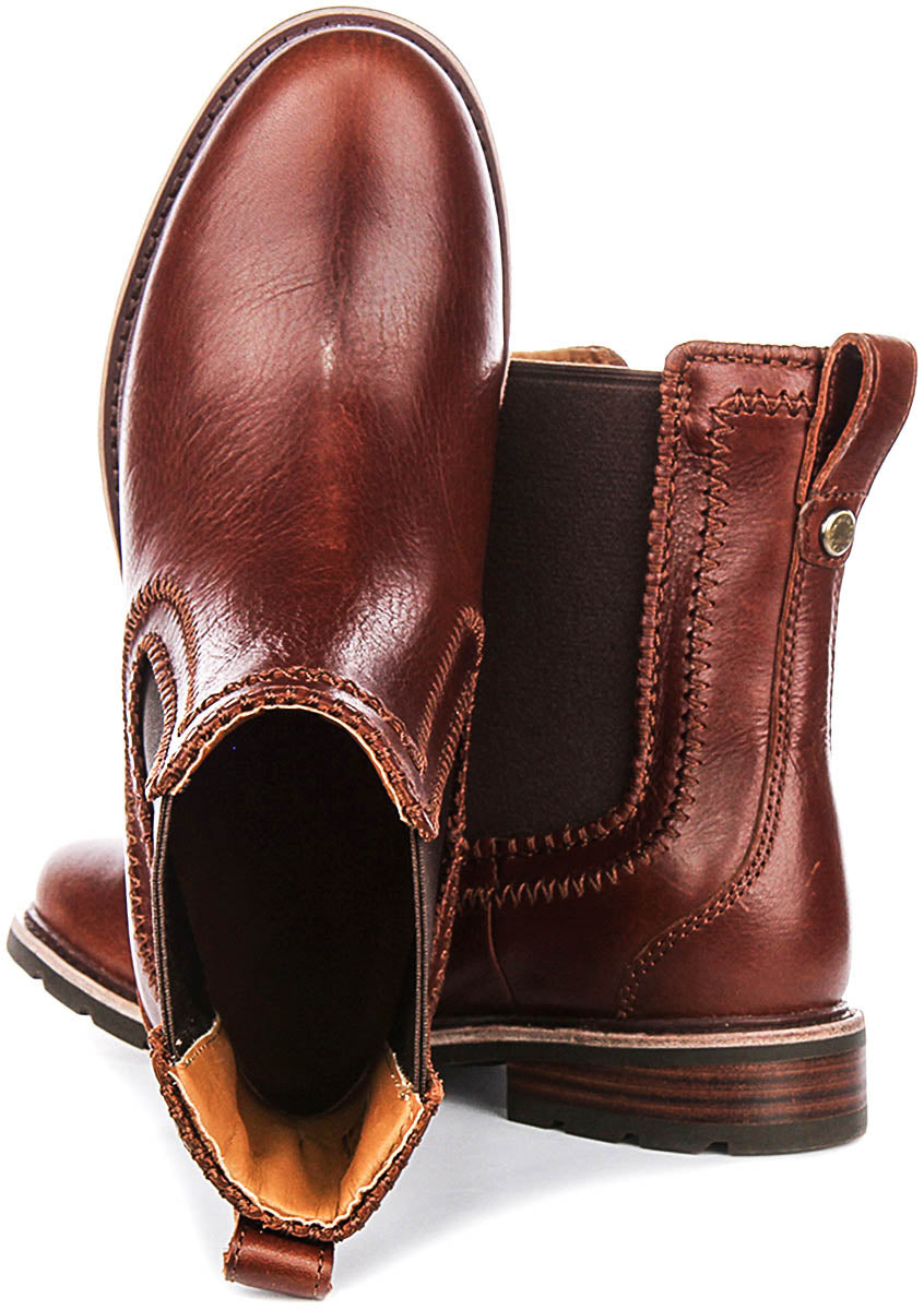 Ariat Wexford Whip Stitch Chelsea Boots In Cognac