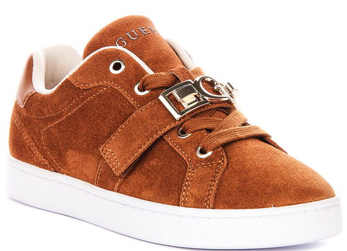 Guess Jamisn In Cognac For Women Sneaker