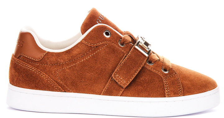 Guess Jamisn In Cognac For Women Sneaker