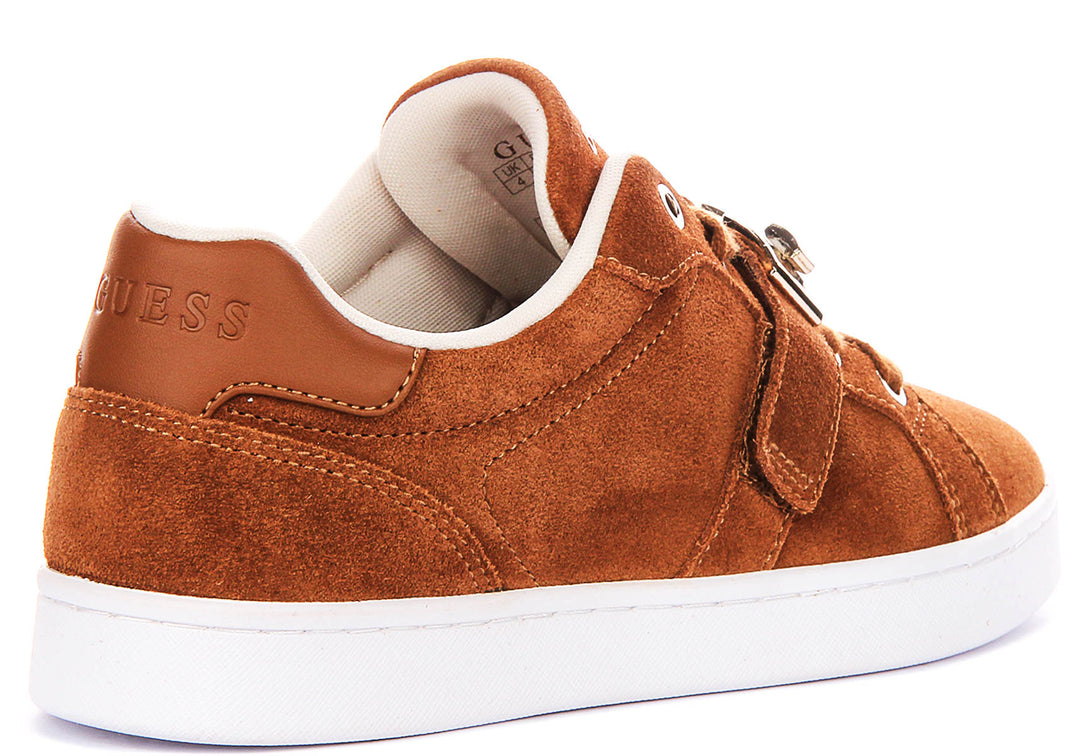 Guess Jamisn In Cognac For Women Sneaker