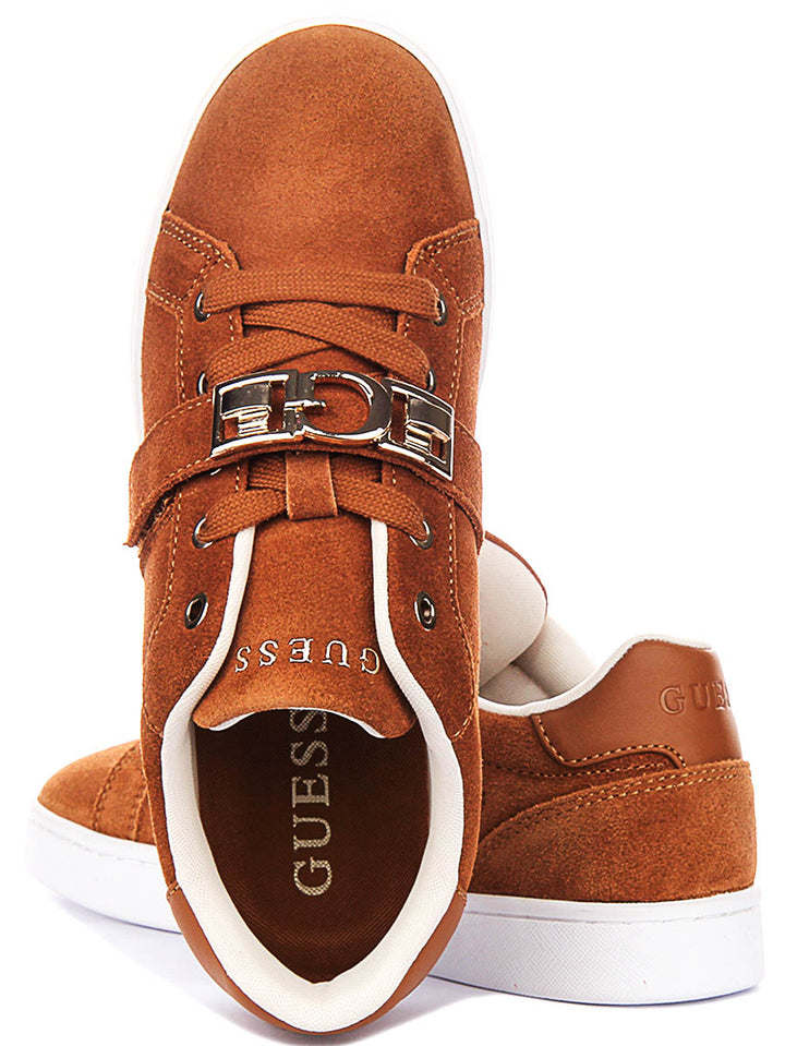 Guess Jamisn In Cognac For Women Sneaker