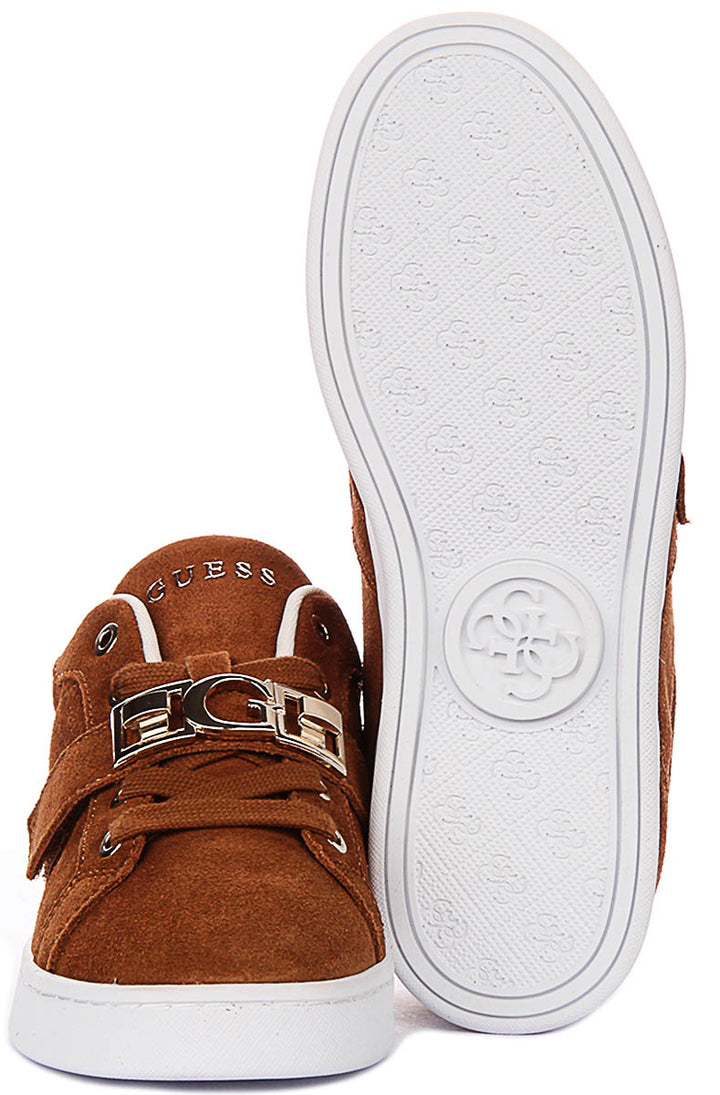 Guess Jamisn In Cognac For Women Sneaker