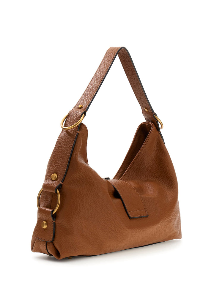 Guess Camden Medium Shoulder Bag In Cognac For Women