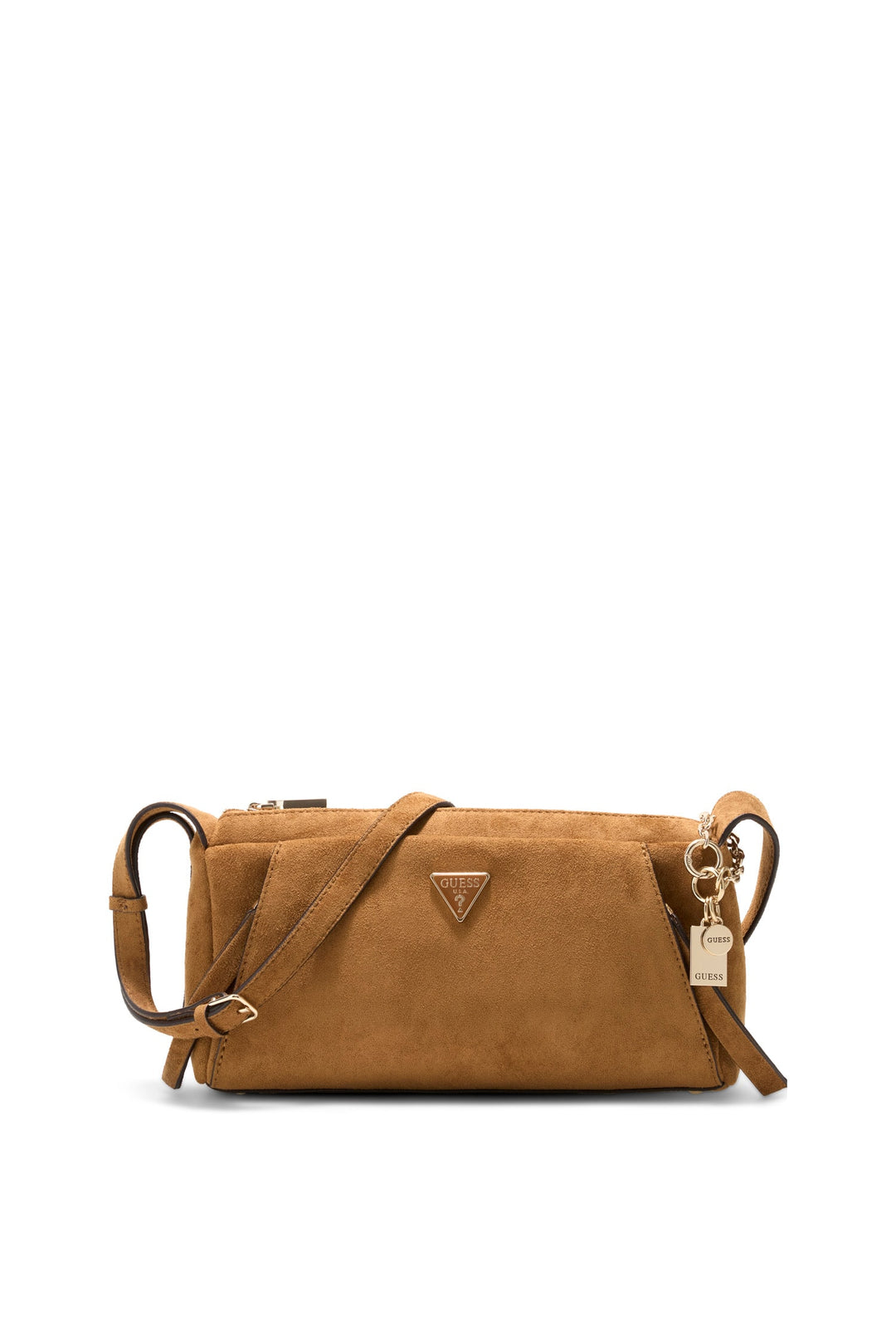 Guess Devon Crossbody Bag In Cognac For Women