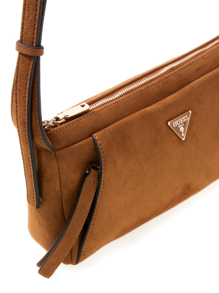Guess Devon Crossbody Bag In Cognac For Women