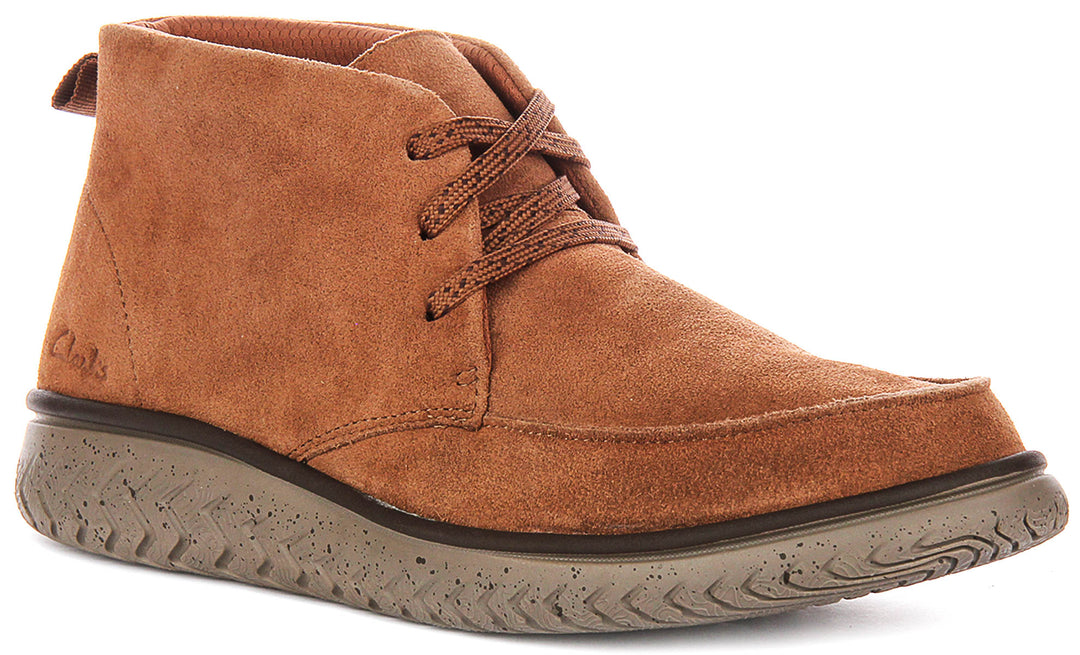 Clarks Relaxlite Moc In Cola For Men