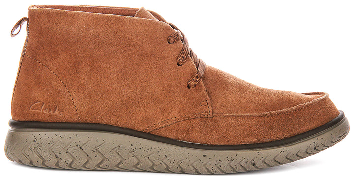 Clarks Relaxlite Moc In Cola For Men