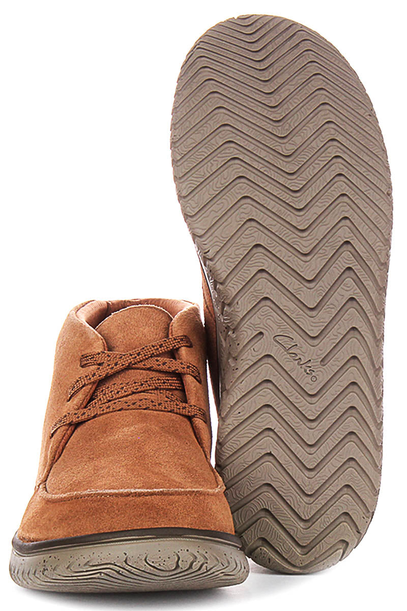 Clarks Relaxlite Moc In Cola For Men