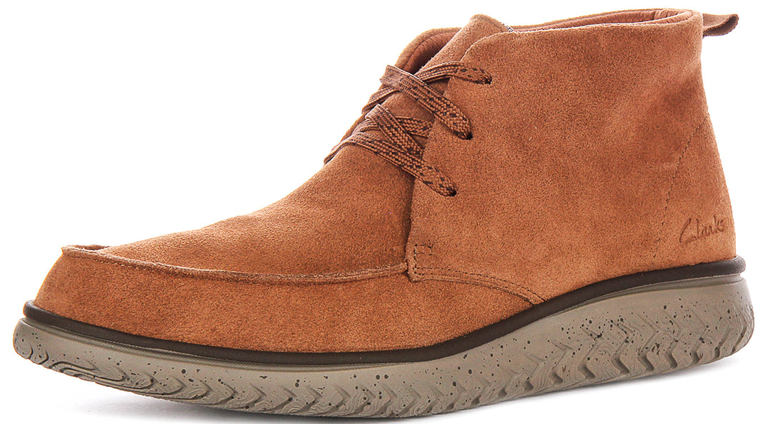 Clarks Relaxlite Moc In Cola For Men