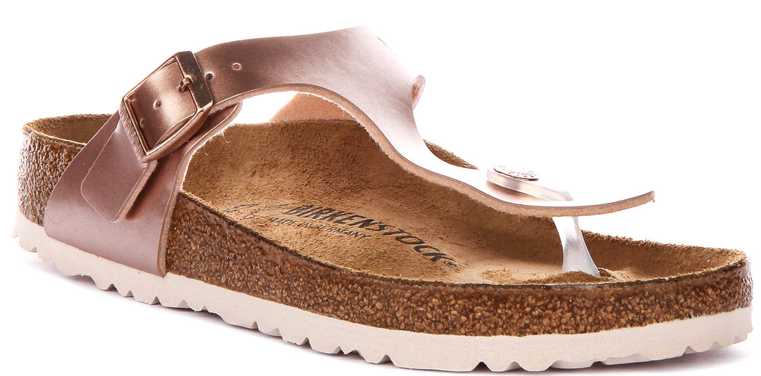 Birkenstock Gizeh Kids Bs In Copper | Regular Fit