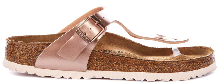 Birkenstock Gizeh Kids Bs In Copper | Regular Fit