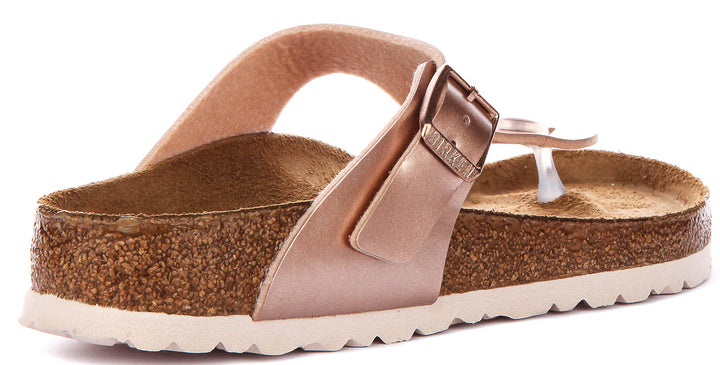 Birkenstock Gizeh Kids Bs In Copper | Regular Fit