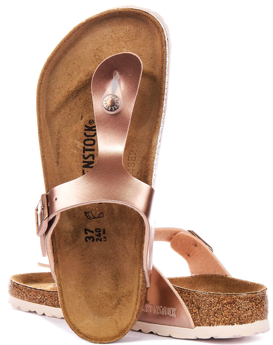 Birkenstock Gizeh Kids Bs In Copper | Regular Fit