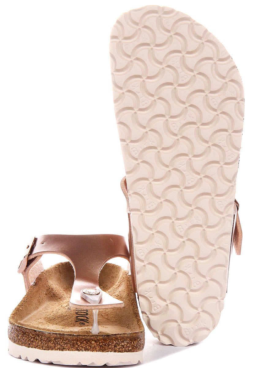 Birkenstock Gizeh Kids Bs In Copper | Regular Fit