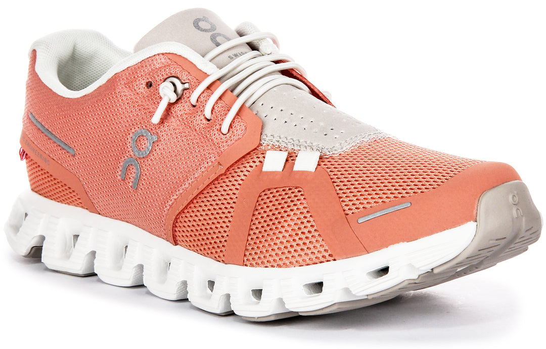 On Running Cloud 5 In Coral For Women