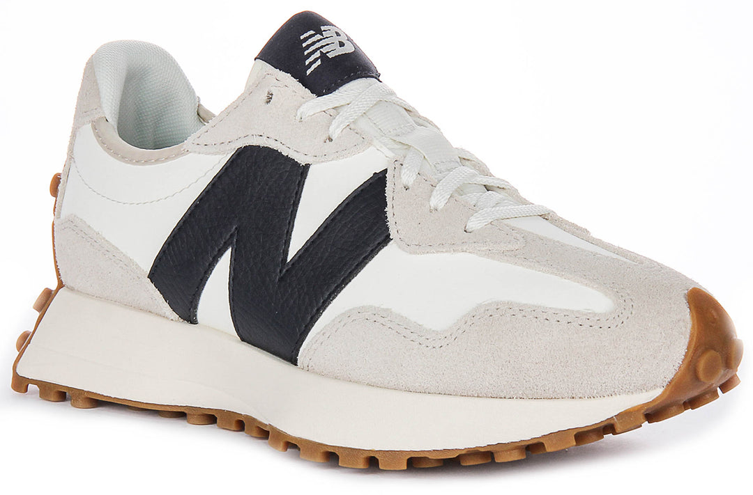 New Balance Ws327Kb In Cream For Women 70s Heritage Logo Runner