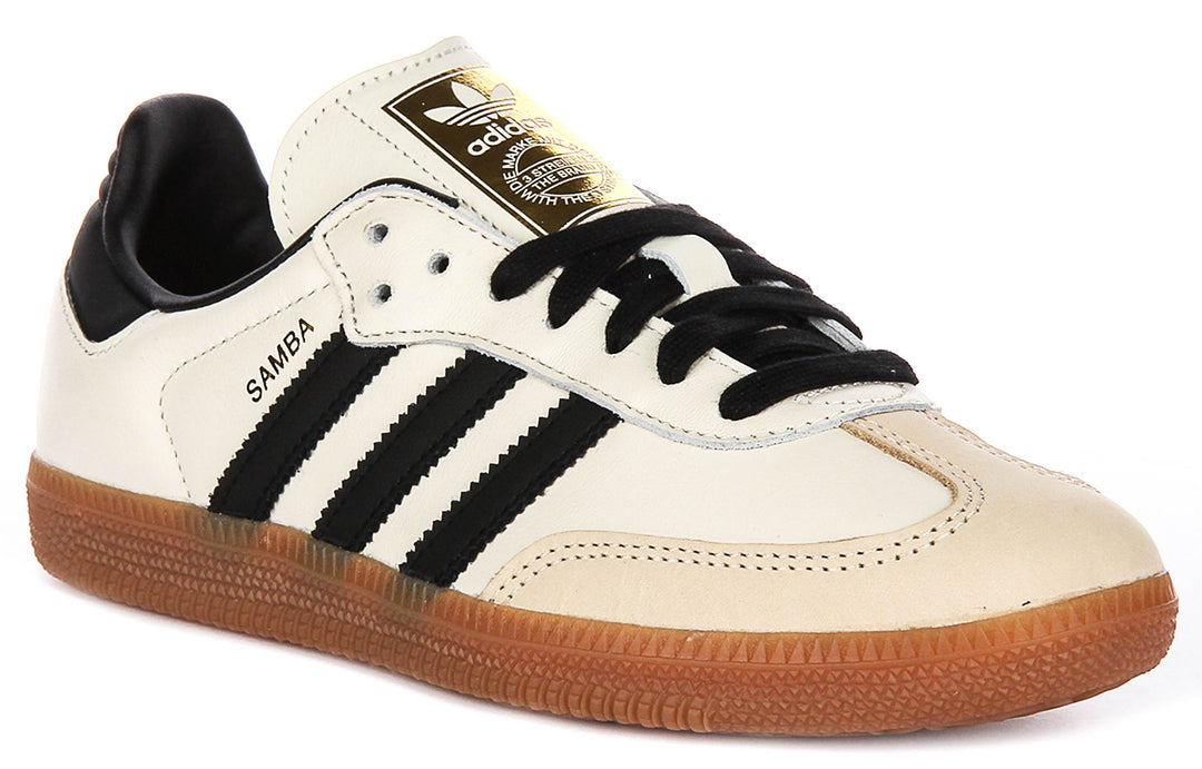 adidas ORIGINALS Samba Og Shoes - Cream Black adidas ORIGINALS Samba Og Shoes - Cream Black