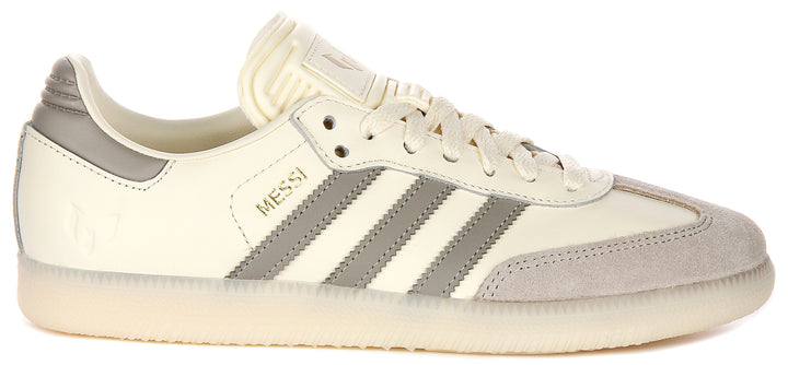 Adidas Samba Messi In Cream For Men