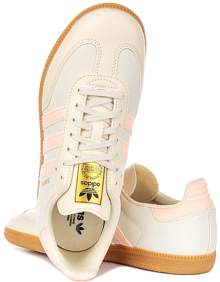 Adidas Samba OG J In Cream For Juniors