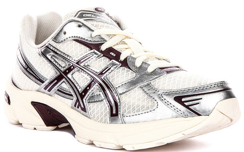 Asics GEL 1130 In Cream Maroon for Women