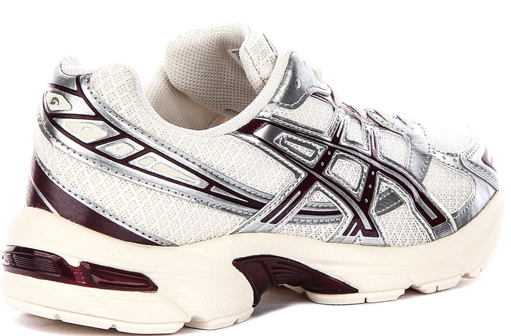 Asics GEL 1130 In Cream Maroon for Women