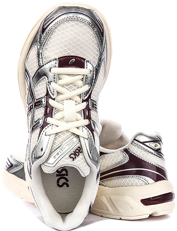 Asics GEL 1130 In Cream Maroon for Women
