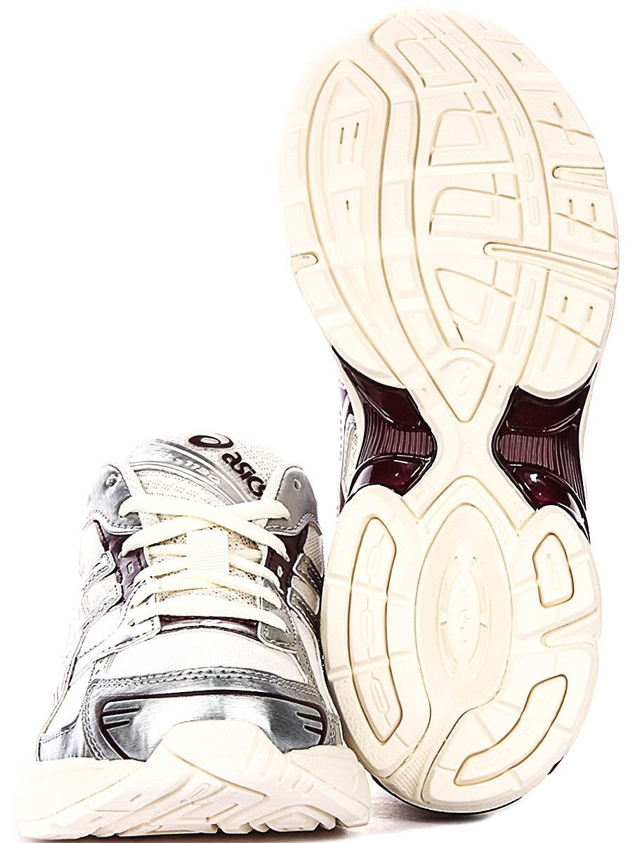 Asics GEL 1130 In Cream Maroon for Women