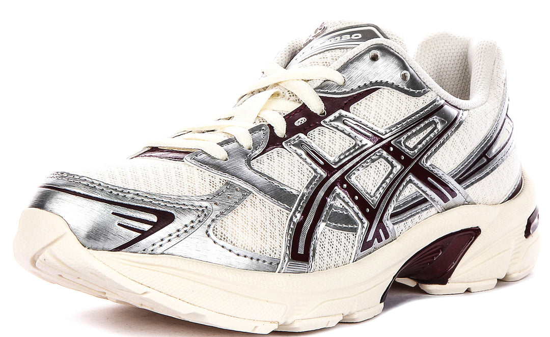 Asics GEL 1130 In Cream Maroon for Women