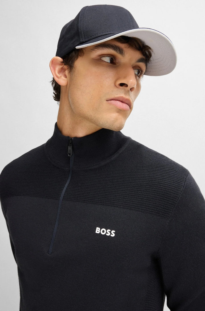 Boss Cap Bold Cap In Dark Blue