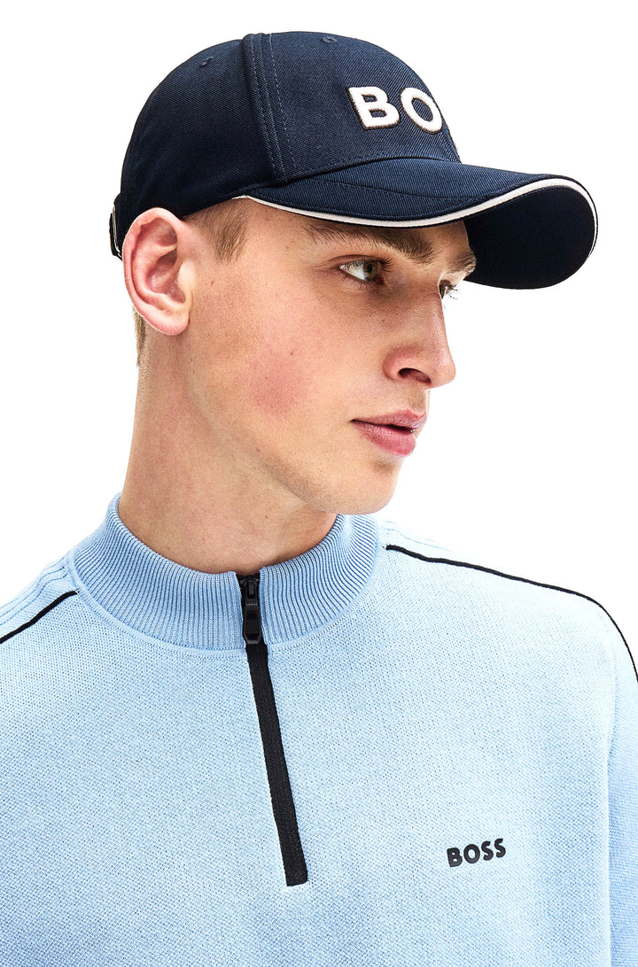 Boss Cap-Us-1 In Dark Blue For Men