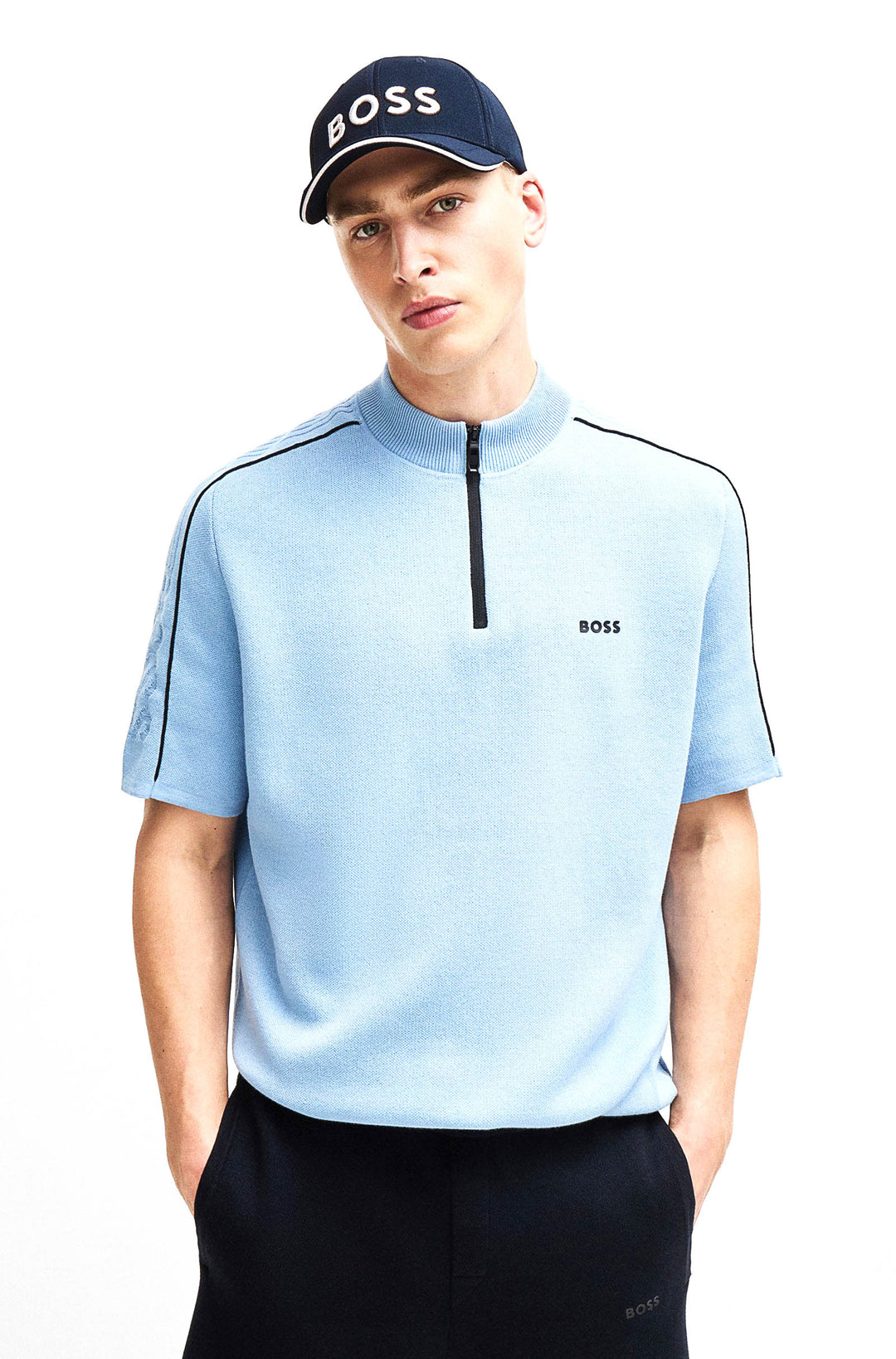 Boss Cap-Us-1 In Dark Blue For Men