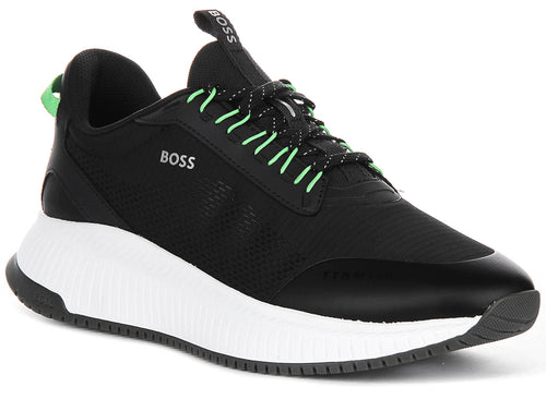 Boss Ttnm Evo Runner In Dark Blue For Men