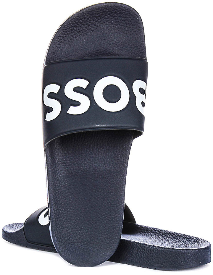 Boss Aryeh Slide In Dark Blue